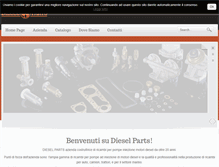 Tablet Screenshot of dieselparts.it